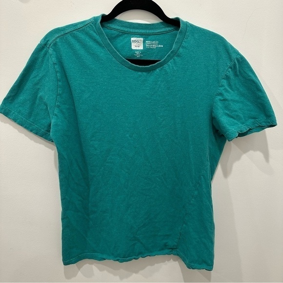 BDG Teal Crewneck Short Sleeve T-Shirt - Picture 1 of 6